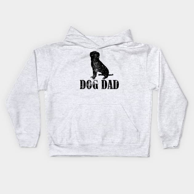 Rottweiler Dog Dad Kids Hoodie by AstridLdenOs